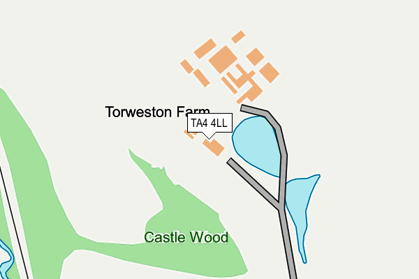 TA4 4LL map - OS OpenMap – Local (Ordnance Survey)