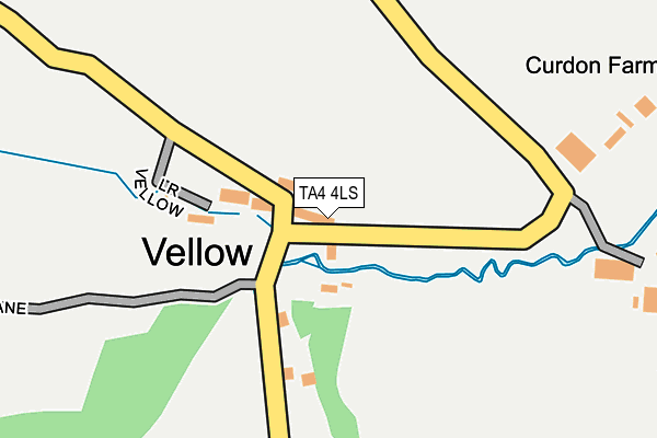 TA4 4LS map - OS OpenMap – Local (Ordnance Survey)