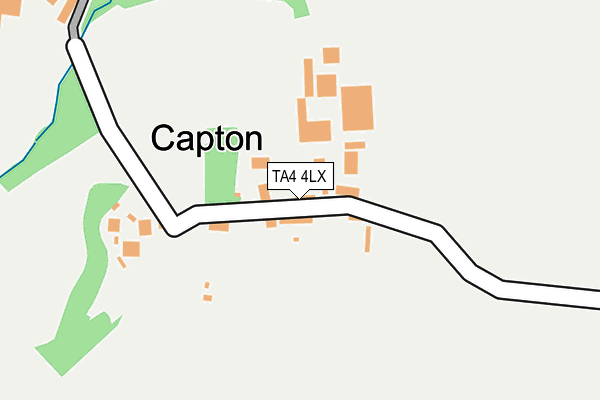 TA4 4LX map - OS OpenMap – Local (Ordnance Survey)