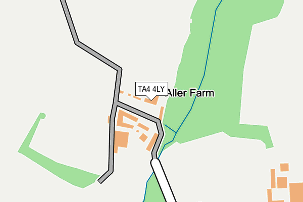 TA4 4LY map - OS OpenMap – Local (Ordnance Survey)