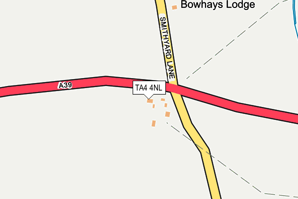 TA4 4NL map - OS OpenMap – Local (Ordnance Survey)