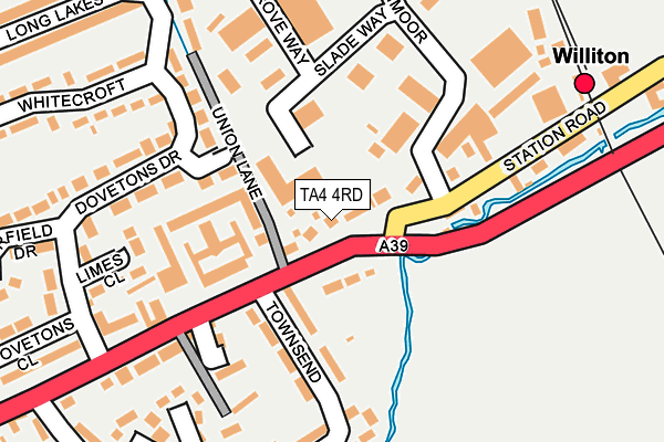 TA4 4RD map - OS OpenMap – Local (Ordnance Survey)