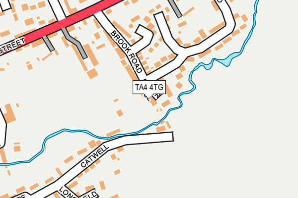 TA4 4TG map - OS OpenMap – Local (Ordnance Survey)