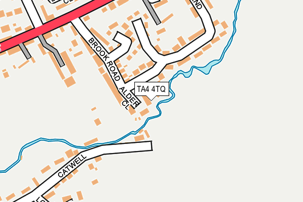TA4 4TQ map - OS OpenMap – Local (Ordnance Survey)