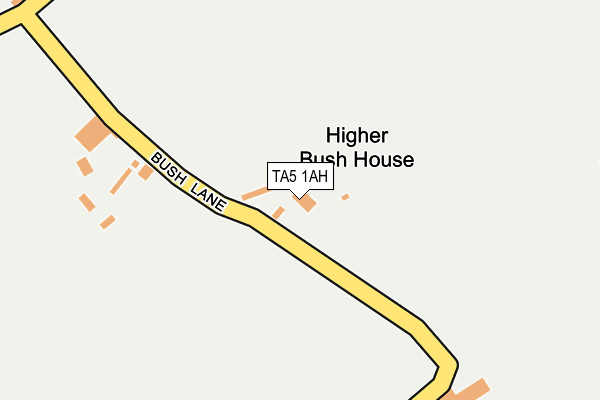 TA5 1AH map - OS OpenMap – Local (Ordnance Survey)