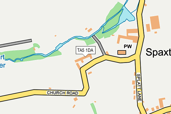 TA5 1DA map - OS OpenMap – Local (Ordnance Survey)