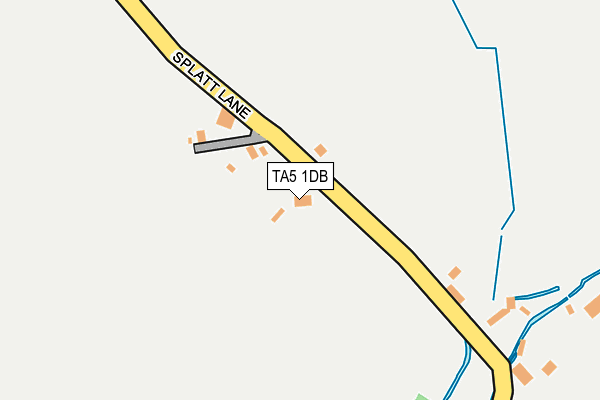 TA5 1DB map - OS OpenMap – Local (Ordnance Survey)