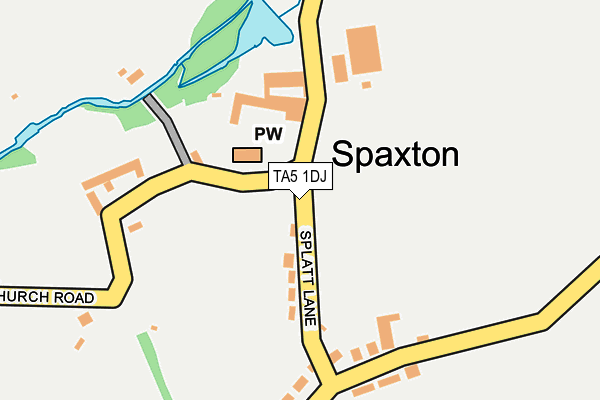 TA5 1DJ map - OS OpenMap – Local (Ordnance Survey)