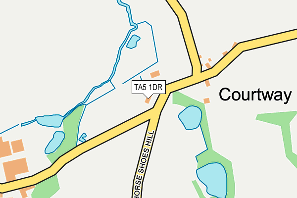 TA5 1DR map - OS OpenMap – Local (Ordnance Survey)