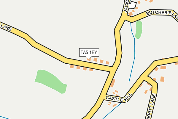 TA5 1EY map - OS OpenMap – Local (Ordnance Survey)