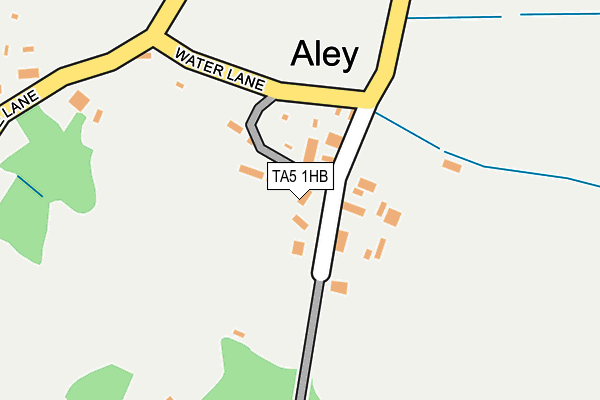 TA5 1HB map - OS OpenMap – Local (Ordnance Survey)