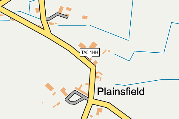 TA5 1HH map - OS OpenMap – Local (Ordnance Survey)