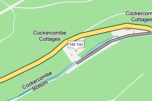 TA5 1HJ map - OS OpenMap – Local (Ordnance Survey)