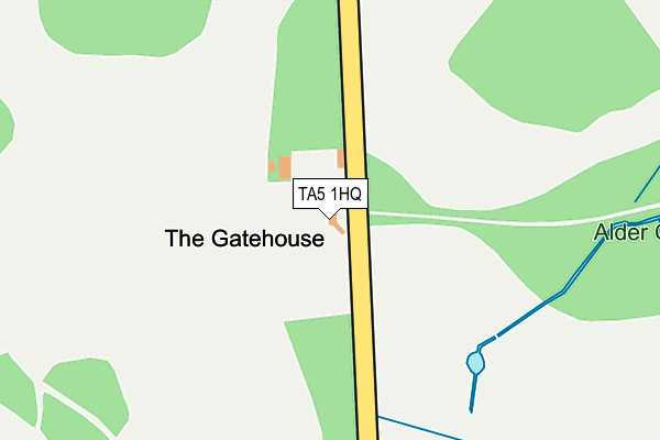 TA5 1HQ map - OS OpenMap – Local (Ordnance Survey)