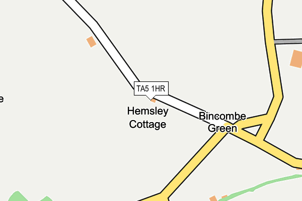 TA5 1HR map - OS OpenMap – Local (Ordnance Survey)