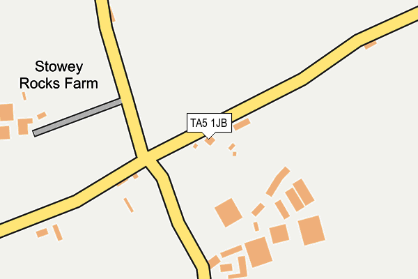 TA5 1JB map - OS OpenMap – Local (Ordnance Survey)