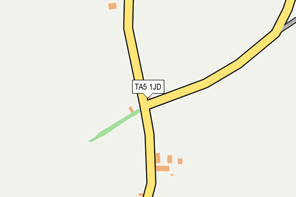 TA5 1JD map - OS OpenMap – Local (Ordnance Survey)