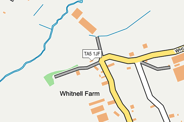 TA5 1JF map - OS OpenMap – Local (Ordnance Survey)