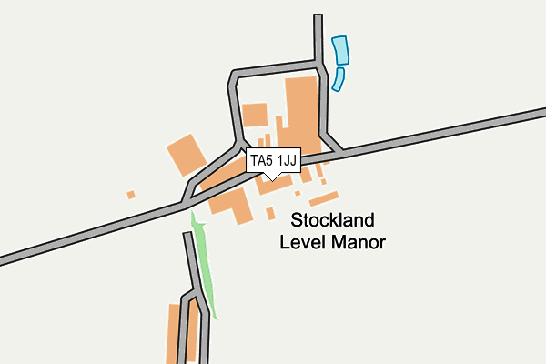 TA5 1JJ map - OS OpenMap – Local (Ordnance Survey)