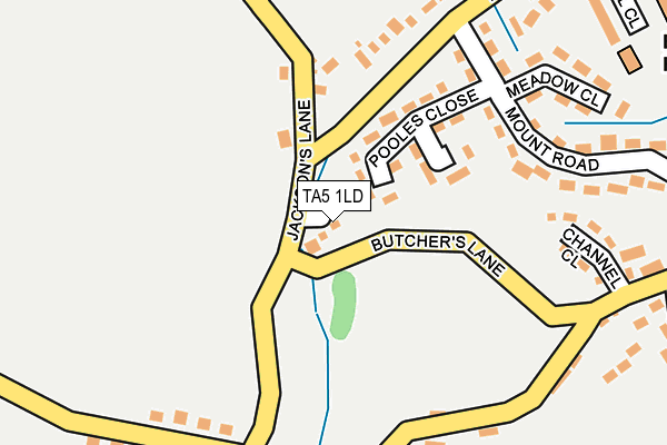 TA5 1LD map - OS OpenMap – Local (Ordnance Survey)