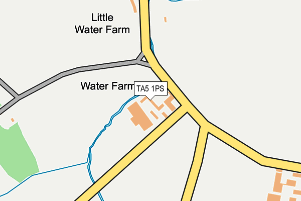 TA5 1PS map - OS OpenMap – Local (Ordnance Survey)