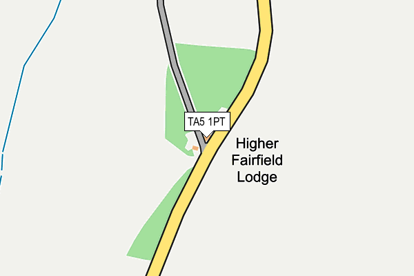 TA5 1PT map - OS OpenMap – Local (Ordnance Survey)