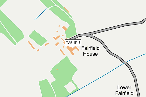 TA5 1PU map - OS OpenMap – Local (Ordnance Survey)