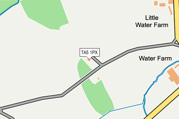 TA5 1PX map - OS OpenMap – Local (Ordnance Survey)