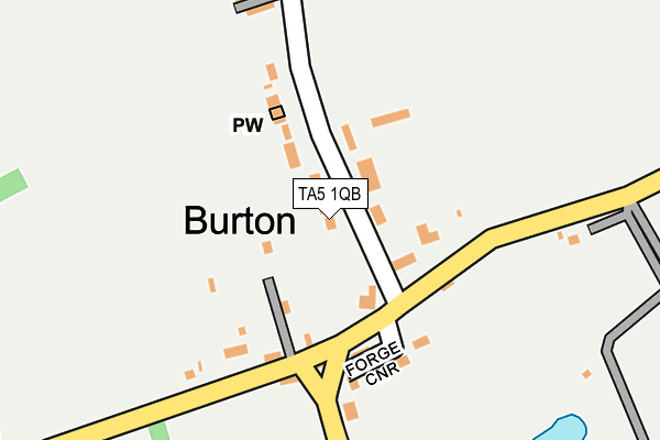 TA5 1QB map - OS OpenMap – Local (Ordnance Survey)