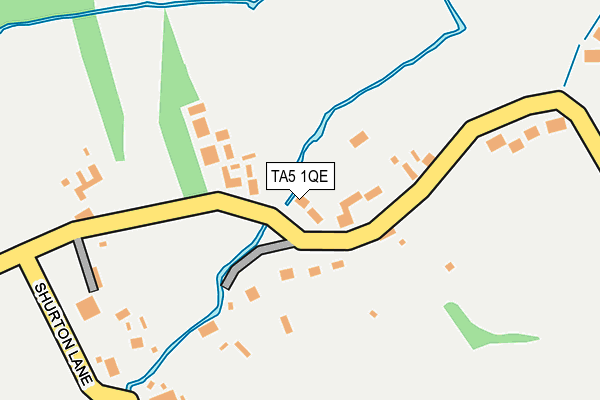 TA5 1QE map - OS OpenMap – Local (Ordnance Survey)