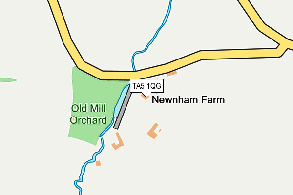 TA5 1QG map - OS OpenMap – Local (Ordnance Survey)