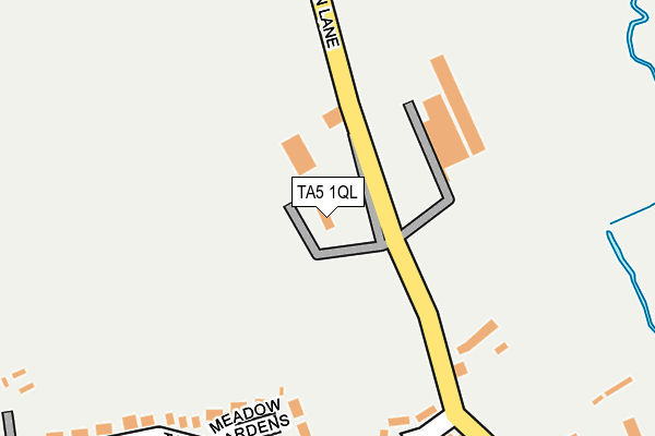 TA5 1QL map - OS OpenMap – Local (Ordnance Survey)