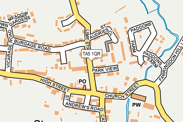 TA5 1QR map - OS OpenMap – Local (Ordnance Survey)