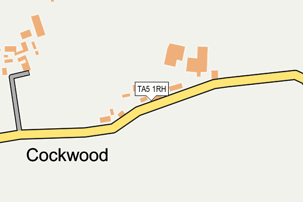 TA5 1RH map - OS OpenMap – Local (Ordnance Survey)