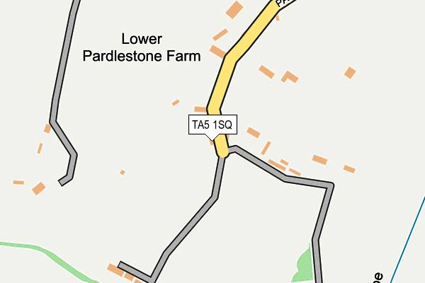 TA5 1SQ map - OS OpenMap – Local (Ordnance Survey)