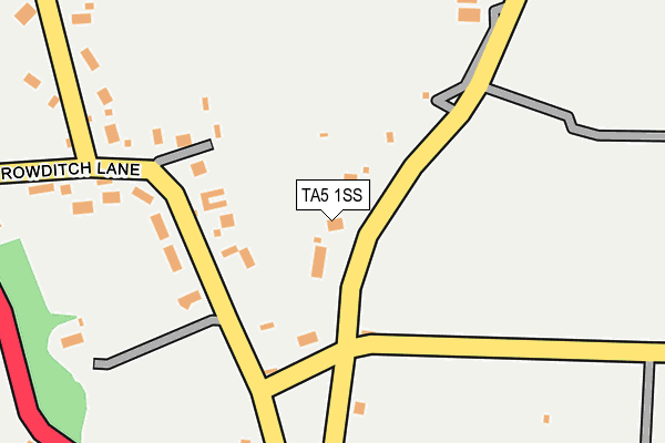 TA5 1SS map - OS OpenMap – Local (Ordnance Survey)