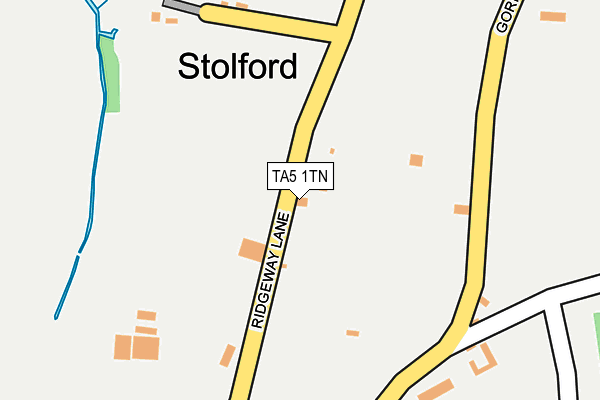 TA5 1TN map - OS OpenMap – Local (Ordnance Survey)