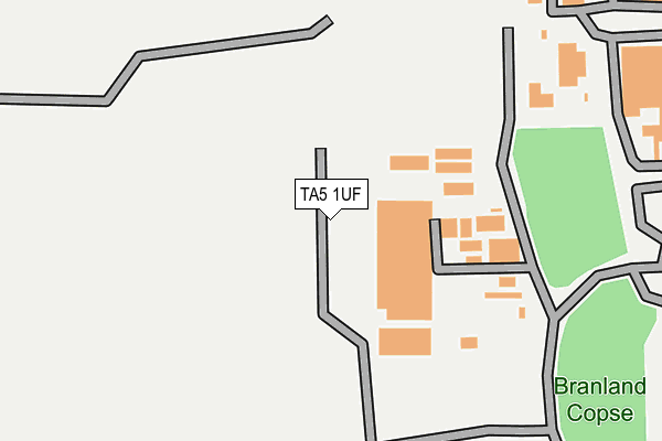 TA5 1UF map - OS OpenMap – Local (Ordnance Survey)