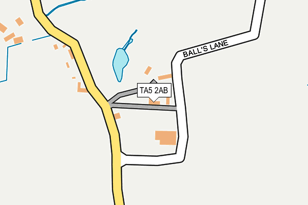 TA5 2AB map - OS OpenMap – Local (Ordnance Survey)