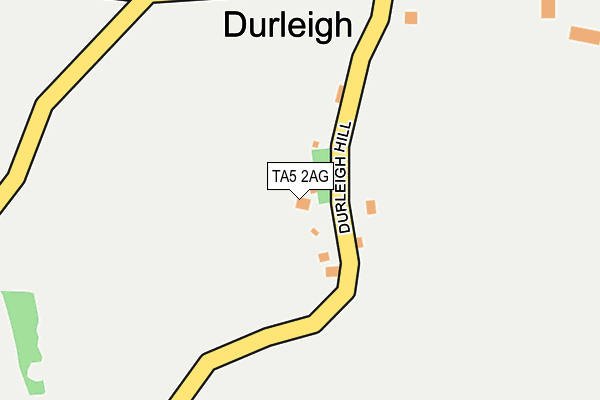 TA5 2AG map - OS OpenMap – Local (Ordnance Survey)