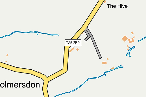 TA5 2BP map - OS OpenMap – Local (Ordnance Survey)