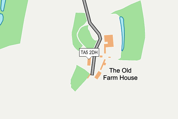 TA5 2DH map - OS OpenMap – Local (Ordnance Survey)