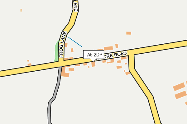 TA5 2DP map - OS OpenMap – Local (Ordnance Survey)