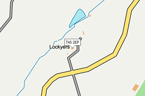 TA5 2EP map - OS OpenMap – Local (Ordnance Survey)