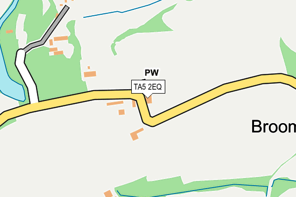 TA5 2EQ map - OS OpenMap – Local (Ordnance Survey)