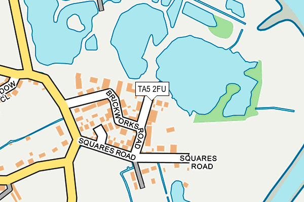 TA5 2FU map - OS OpenMap – Local (Ordnance Survey)