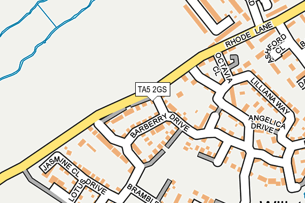 TA5 2GS map - OS OpenMap – Local (Ordnance Survey)