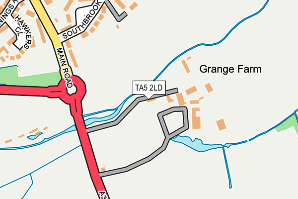 TA5 2LD map - OS OpenMap – Local (Ordnance Survey)