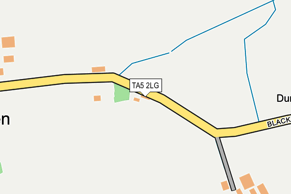 TA5 2LG map - OS OpenMap – Local (Ordnance Survey)