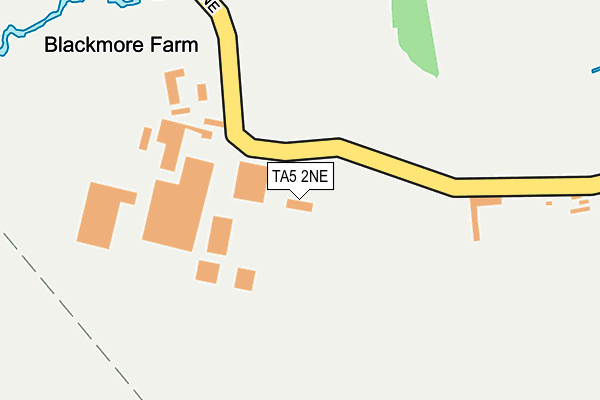 TA5 2NE map - OS OpenMap – Local (Ordnance Survey)